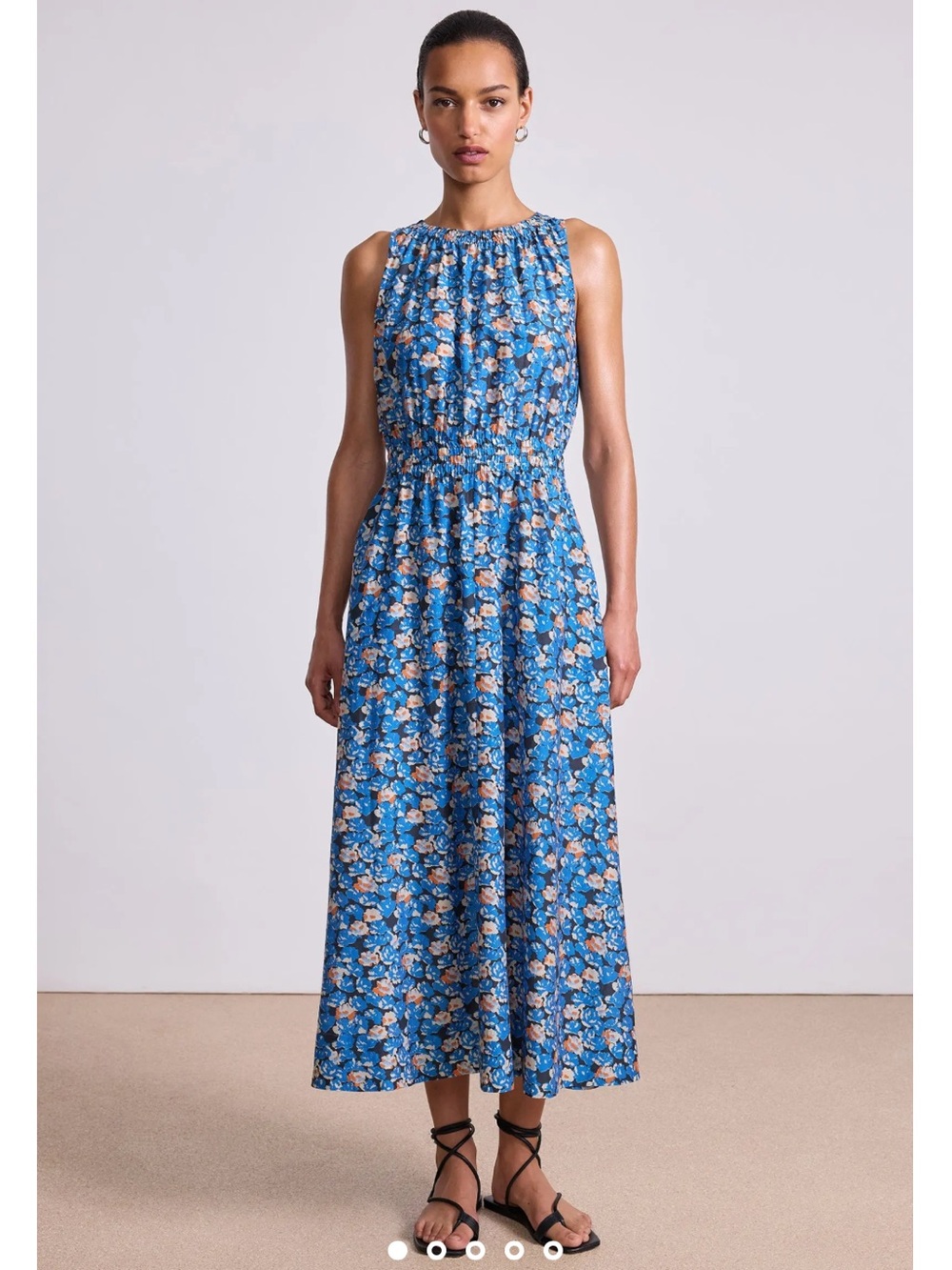 Apiece Apart Blue BALI TANK DRESS
Florette Blue
Sleeveless Midi Dress size XS